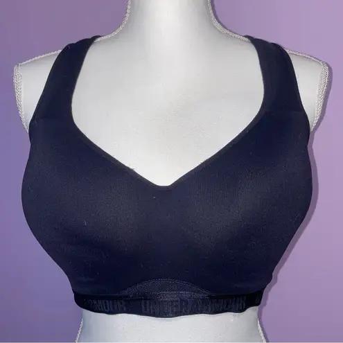 Under Armour  Heatgear Compression High Sports Bra Women Size 34DD Athletic Gym