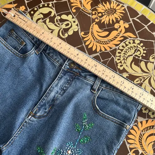 SASSY THAI Embellished Blue Jeans Sz: M 30”