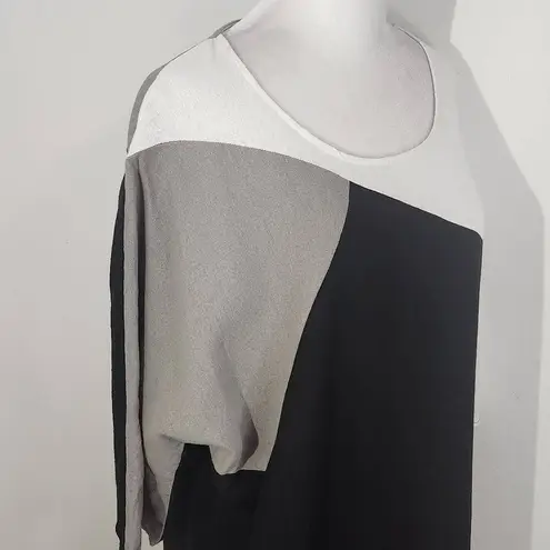 For Cynthia Linen Shift Dress Size Medium Linen Colorblock Dress