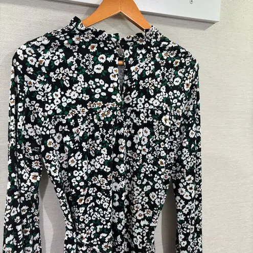 Boden‎ Easy Yoke Mini Jersey Dress | Heart Bloom Floral | Size 10 White