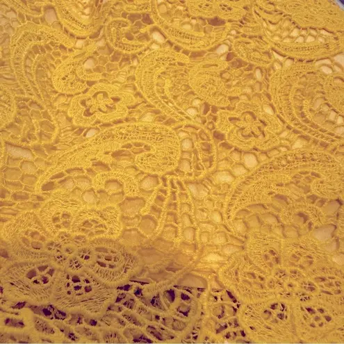 Club Monaco Lace Mini Skirts Set of 3 Women's 2 Red Black Yellow Cotton Silk