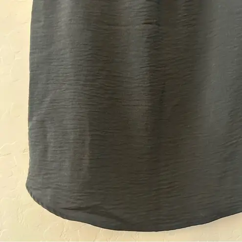 Pleione sleeveless black hi low tank top blouse size small