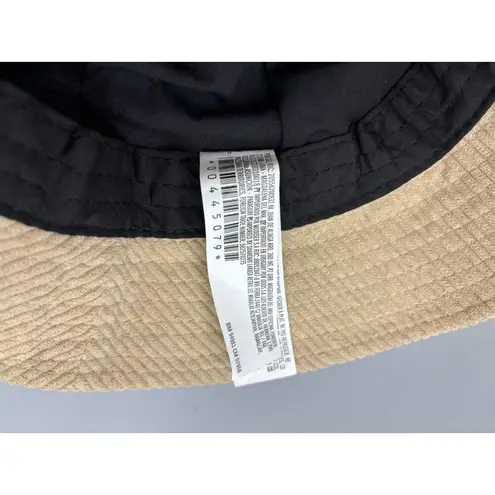 Beige Corduroy Bucket Hat Sun Preppy