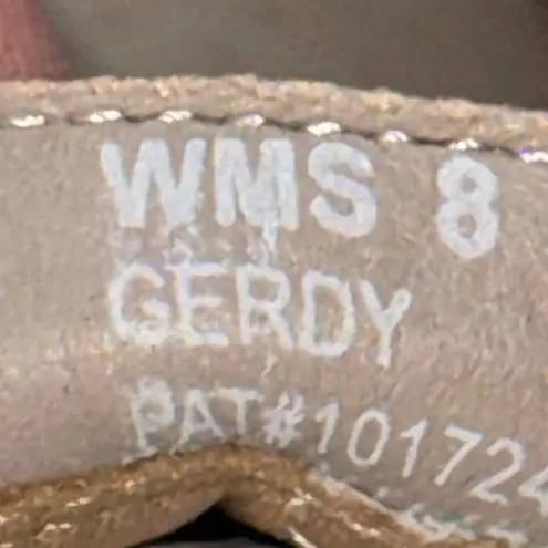 DV by Dolce Vita Gerdy Bootie in Beige Faux Leather Wedge Ankle Boots Size 8