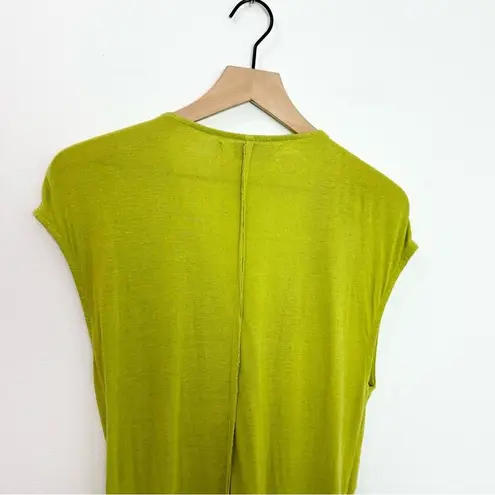 Free People Marina Maxi Dress in Citron Silk Green size Small