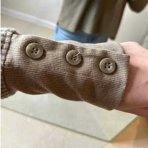 Jane and Delancey : Taupe Ribbed Fleecy Long Sleeve