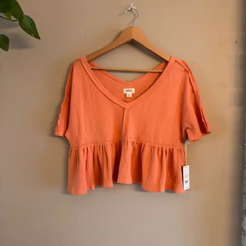 UPWEST Resort‎ Cropped Tee Orange Size XS