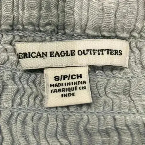 American Eagle ⭐️  light blue strapless top in size small