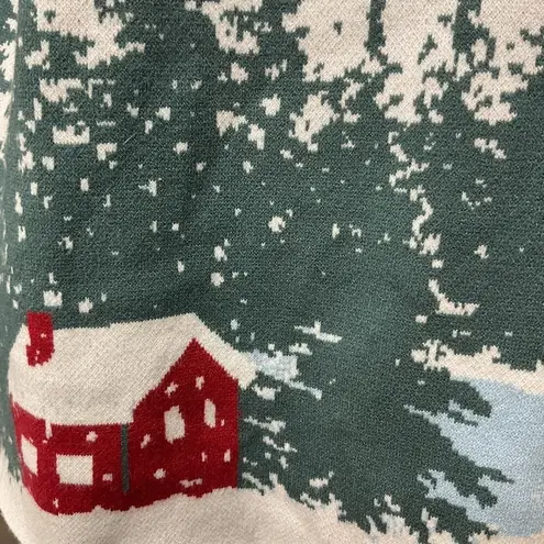 Tahari Women's Mock Neck Cabin Winter Long Sleeve Sweater Size M Cozy Knit