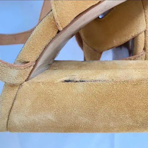 Zodiac Suede Buckle Strap Platform Sandal