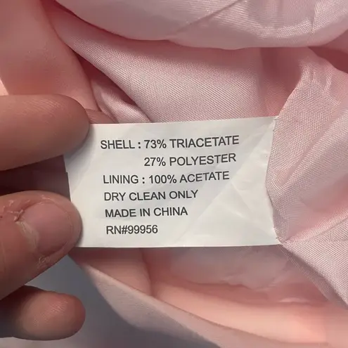 Shoshanna One Shoulder Draped Mini Dress in Pink Size 0