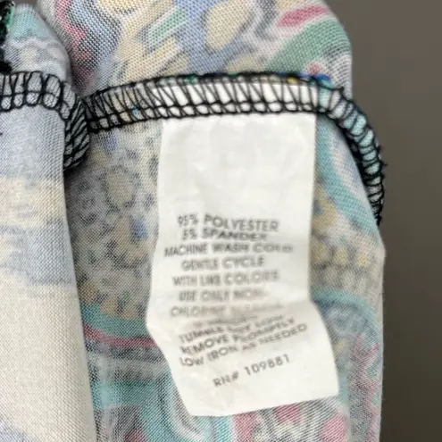 Sunny Leigh Multicolor/print Paisley Women's Tunic Top Size XS