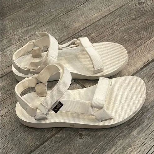 Teva Cream Adventure Sandals with Adjustable Straps