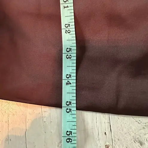 Aidan Mattox Cascading Ruffle Strapless Gown Size US 12 Raisin