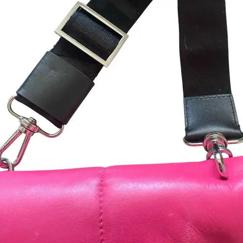 ALL SAINTS Ezra Quilt Crossbody in Hot Pink