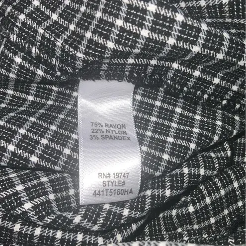 Counterparts Banded Black & White Mid Waist Slim Multi Print Millenium Pant M