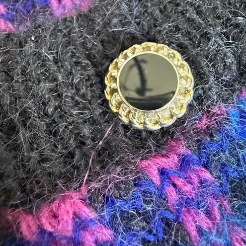 Vintage Amanda Smith Classic Mohair Blend Cardigan L Black Size L