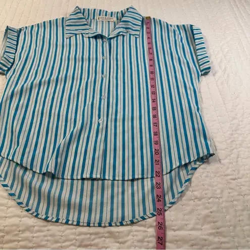 Jon & anna  Casual Striped Button-Up Contemporary Blouse