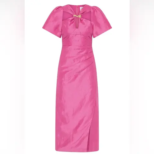 Aje Presence Twisted midi dress US6 Pink Size 6 thumbnail 5