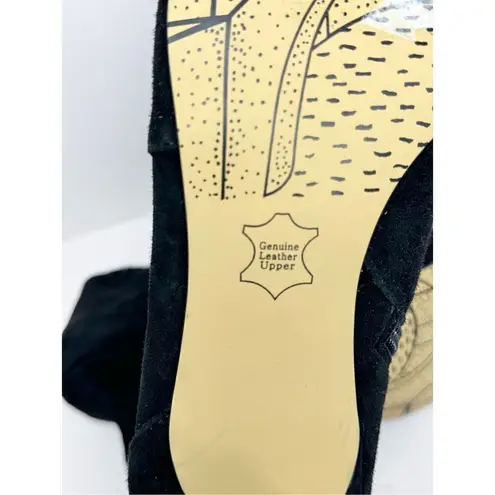 Bella Vita Booties Womens Bindi Shoot Black Kid Suede Leather Size 8 WIDE