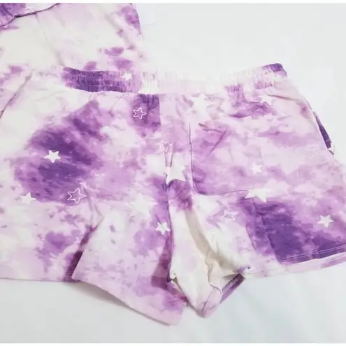 Wildfox  Tie Dye Stars Sweatshirt & Short size Large Lounge Co-Ord Sets thumbnail 5