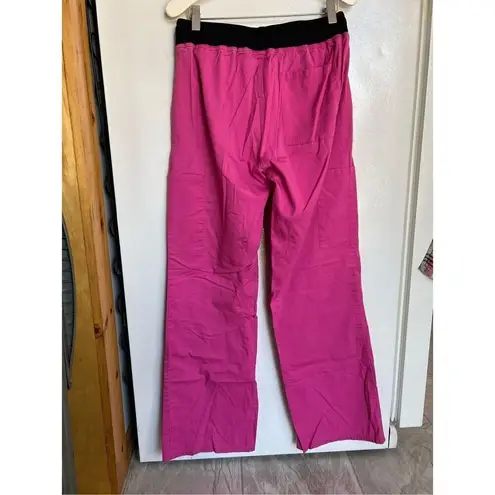 Scrubstar Shocking Pink Scrub Pants Woman’s Size Small