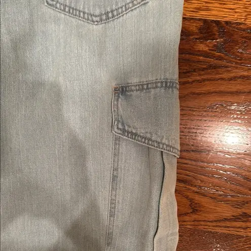 Just Black JBD denim Relaxed cargo style Jeans with Wide-Leg 28 light wash