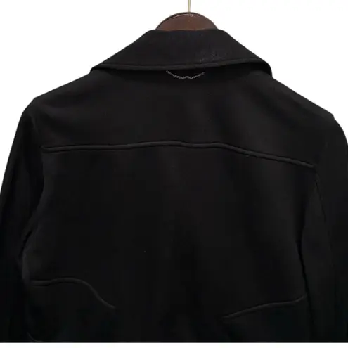 The Kooples Sport Moto Jacket Black Size Medium