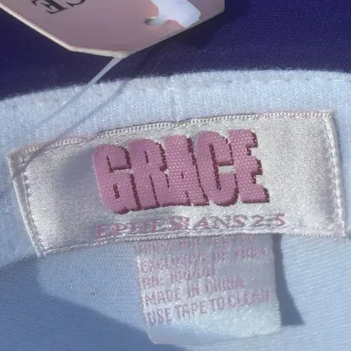 Grace Vintage New With Tags Dead Stock Purple Gold Church Funeral Derby Hat