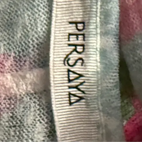 Persaya Green Relaxed Blouse with Artistic Cut-Out Size Large