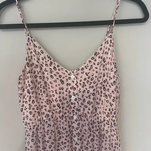 Sage  The Label Cheetah Print Maxi Dress