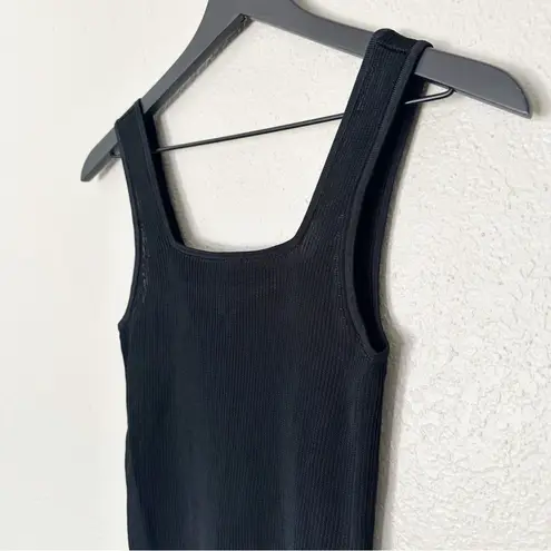 Madewell  Top Womens Rib Square-Neck Sweater Tank Black‎ Layer Basic XS NEW - Image 6