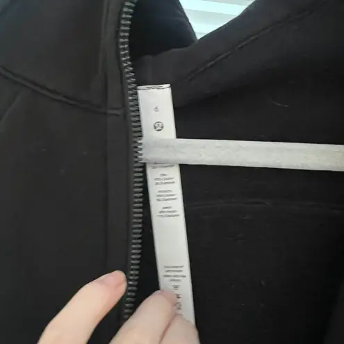 Lululemon  Black Full Zip Scuba Sweatshirt