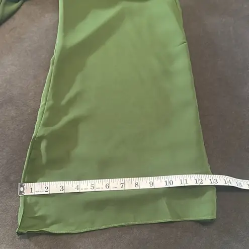 Women’s Green Chiffon 3 Piece Formal Mother of the Bride Pants Suit Size 18W NEW