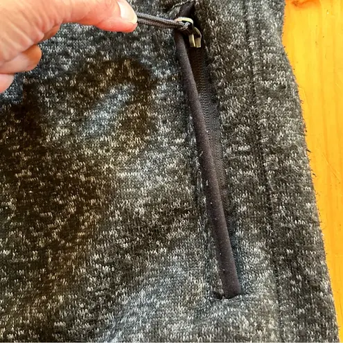 Port Authority BFA St. Albans Vermont Music Fleece Full Zip Jacket Heather Black Size Large