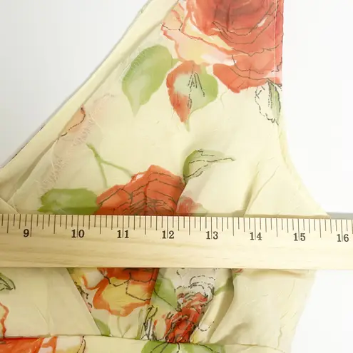 Ruby Rox Womens Y2K Vintage Asymmetrical Pastel Floral Print Midi Dress Size M