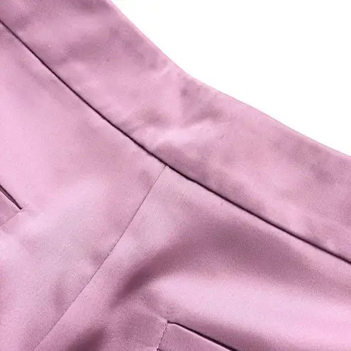 SELMACILEK Pleated High Rise Pant in Lilac Purple Size XS