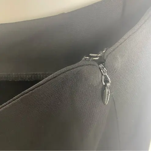 Petite Sophisticate A Line Jersey Midi Skirt Black Medium INV248