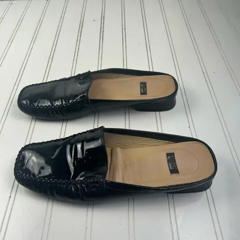 Stuart Weitzman  Black Patent Leather Loafers Size 9 - Image 3