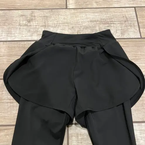 High waist leggings shorts gym pants yoga pants high rise pants gym shorts sport Black