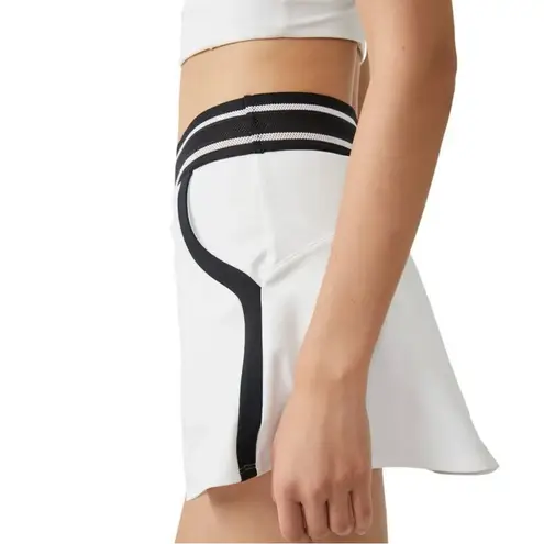 FP Movement by Free People Black and White Mini Skirt size L Size L