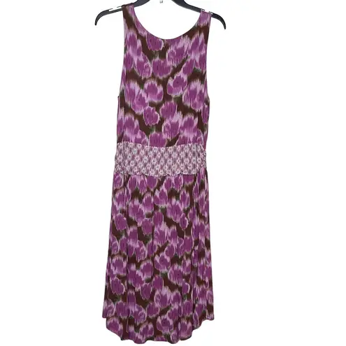 Matilda Jane Hello Lovely Adore Me Purple Floral Hi Low Jersey Dress Women Large