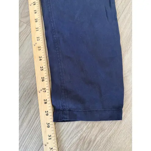 Etienne Marcel Belted Slim Leg Cargo Jumpsuit Tencel Navy Aviator Casual XS Blue