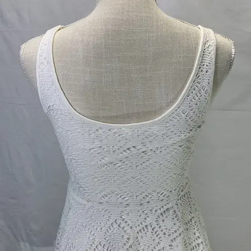 Aeropostale Crochet Lined White Mini Sundress Size Small