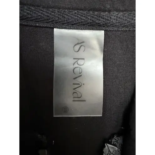 AS Revival Black Cropped Zip