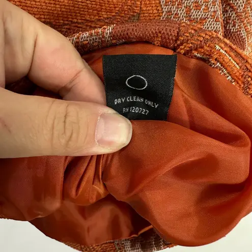 Collection Harve Benard Tapestry Jacket 10 Orange Floral Boho Vintage Maximalist