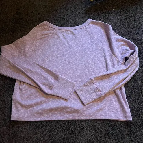 SO pink long sleeve v neck shirt M