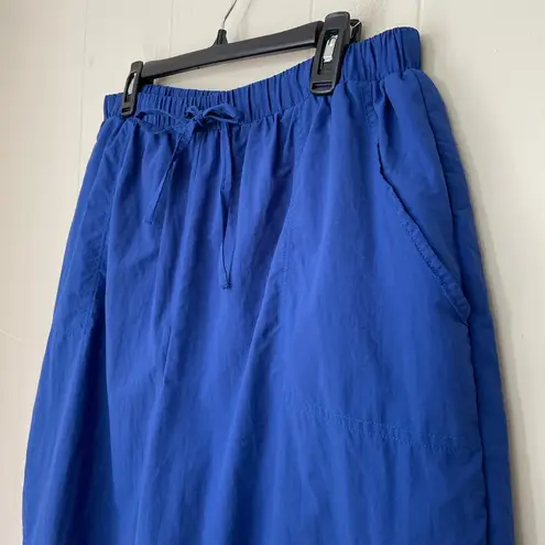 Swimsuits For All Swim Shorts Blue Pockets Drawstring Brief Lined ~ Size 18/20