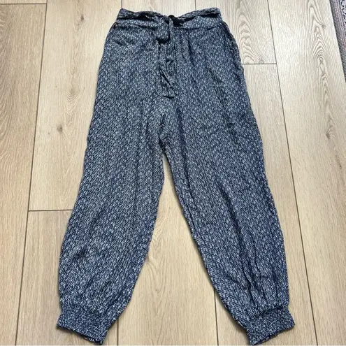 Dress Forum NWT Blue Patterned Women's Jogger Casual Print Pants Small