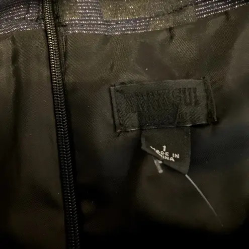 Anna Sui Tea Mini Dress Lace Detail Bowtie Square Neck Sleeveless Fully Lined 0